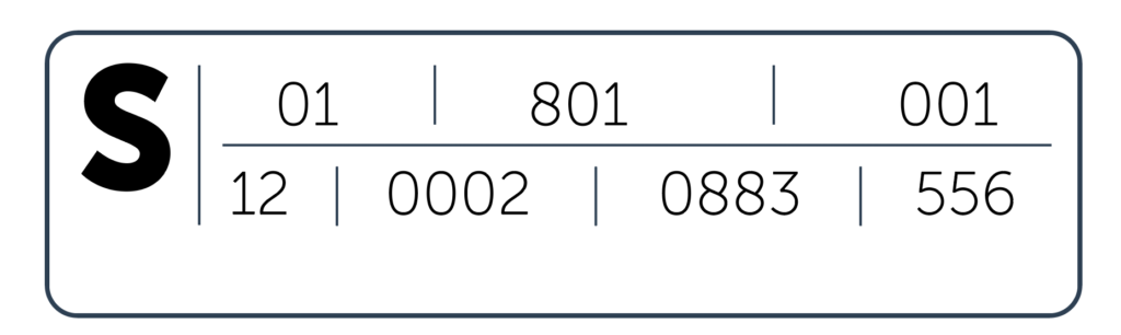 An MPAN will often be written across two lines on your bill, with a large 'S' at the beginning.